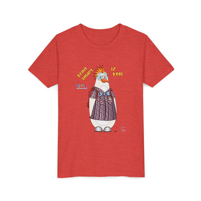 TuBz™ "Being Smart Iz Kool" Youth Graphic T-Shirt - Educational Kids Tee | TuBz4Kidz