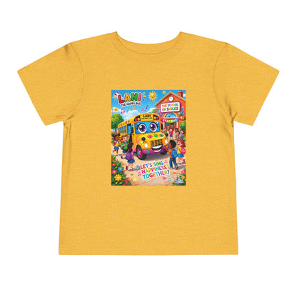 Lani™ Toddler Short Sleeve Tee – "Let's Sing Happiness Together!" Graphic