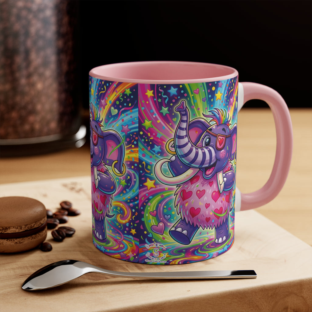 Piklez™ Accent Mug – "Born to Celebrate!" Graphic | Smile Universe Collection