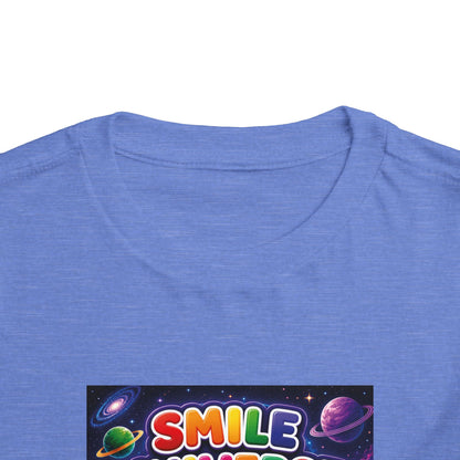 Smile Universe™ Toddler Short Sleeve Tee – "Where Being Different is CELEBRATED!" Graphic