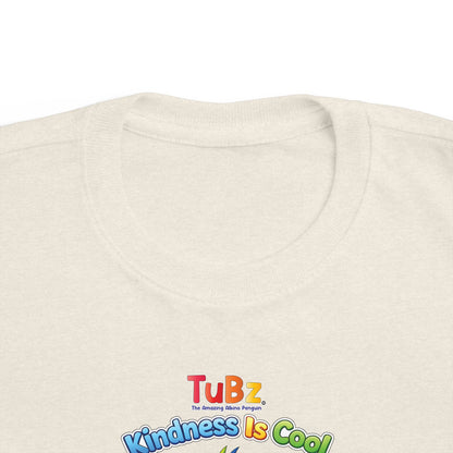 TuBz™ "Kindness Is Cool" Kids T-Shirt - Positive Message Graphic Tee | Smile Universe TuBz4Kidz