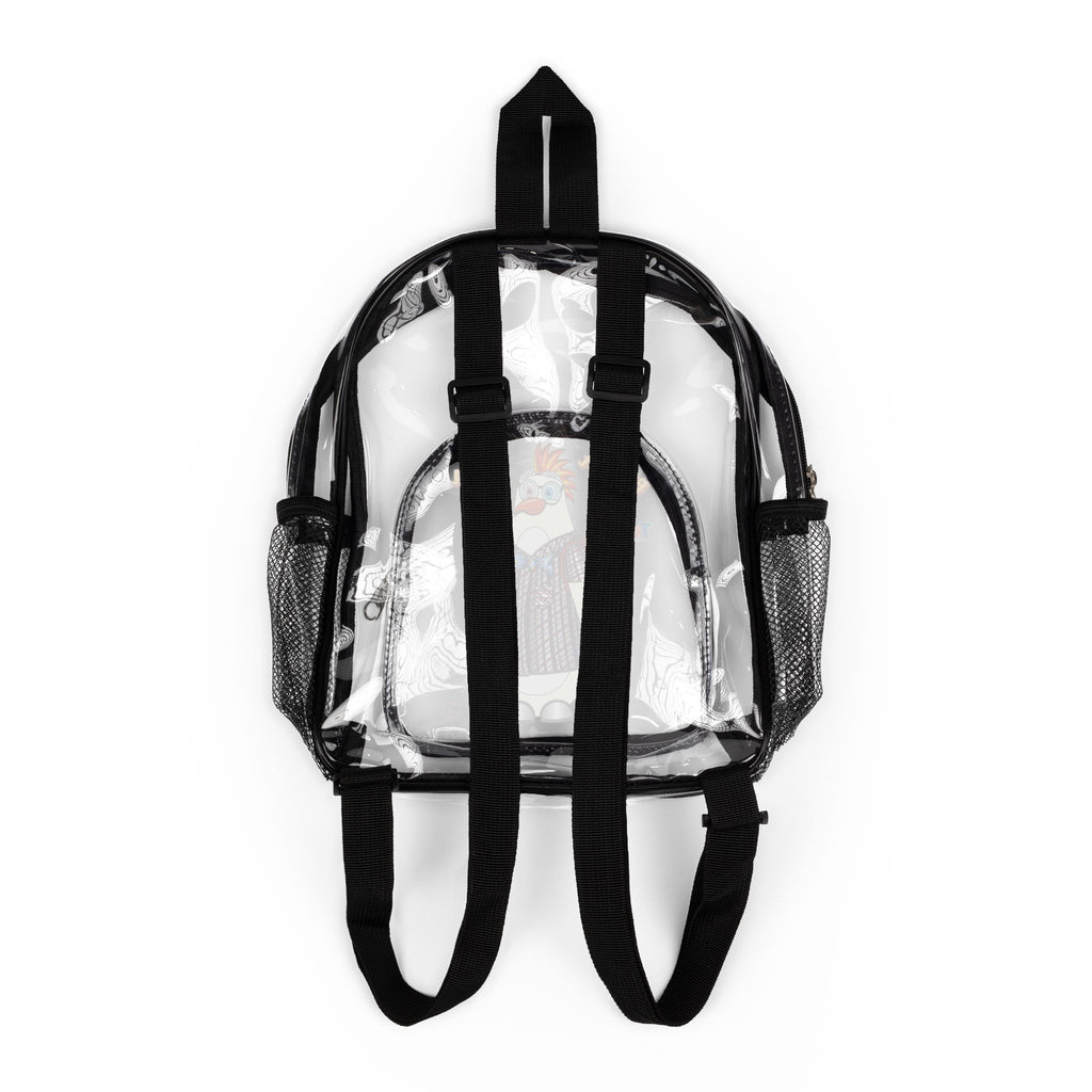 TuBz™ "Being Smart Iz Kool" Kids Clear Backpack - School & Stadium Bag