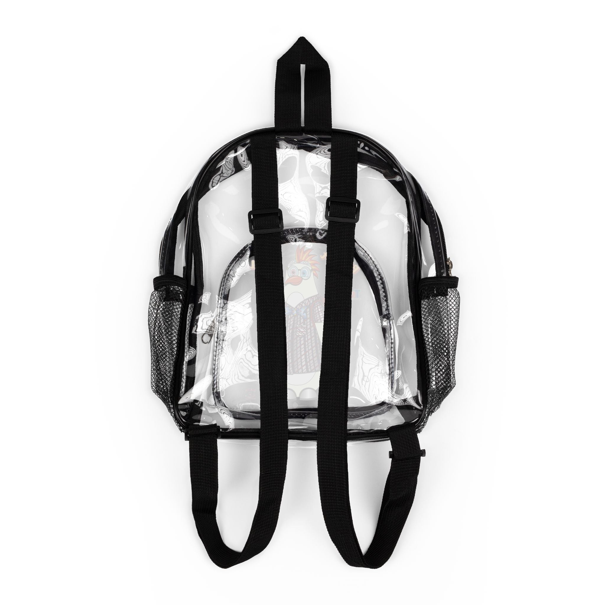 TuBz™ "Being Smart Iz Kool" Kids Clear Backpack - School & Stadium Bag