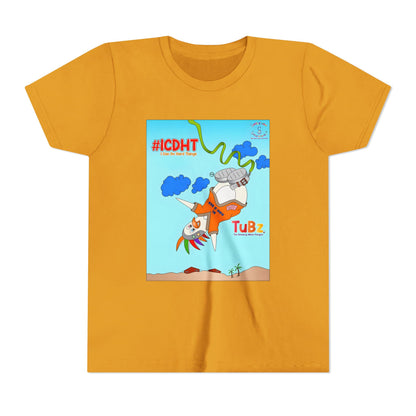 TuBz™ "I Can Do Hard Things" Youth T-Shirt - Motivational Kids Graphic Tee