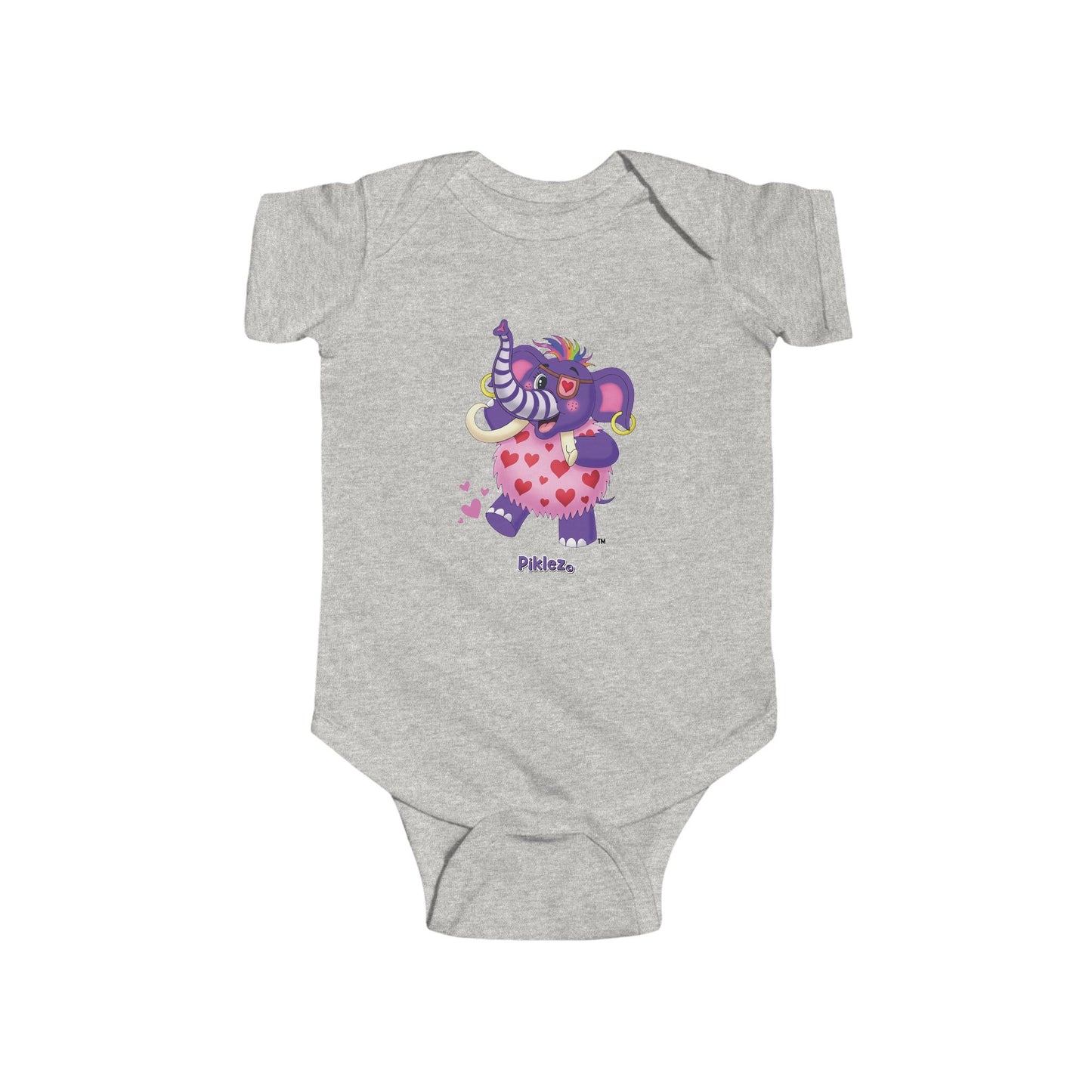 Piklez™ Infant Fine Jersey Bodysuit – "Full of Love!" Graphic | Smile Universe Collection