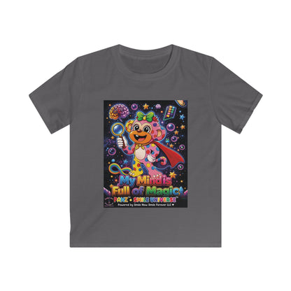 Panz™ Kids Softstyle Tee – "My Mind is Full of Magic" Graphic | Smile Universe Collection