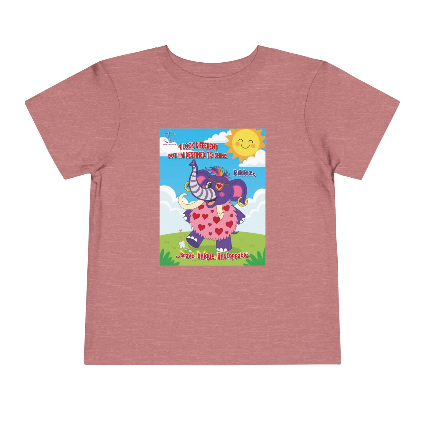 Piklez™ Toddler Tee – “Destined to Shine” Graphic Shirt | Smile Universe Collection