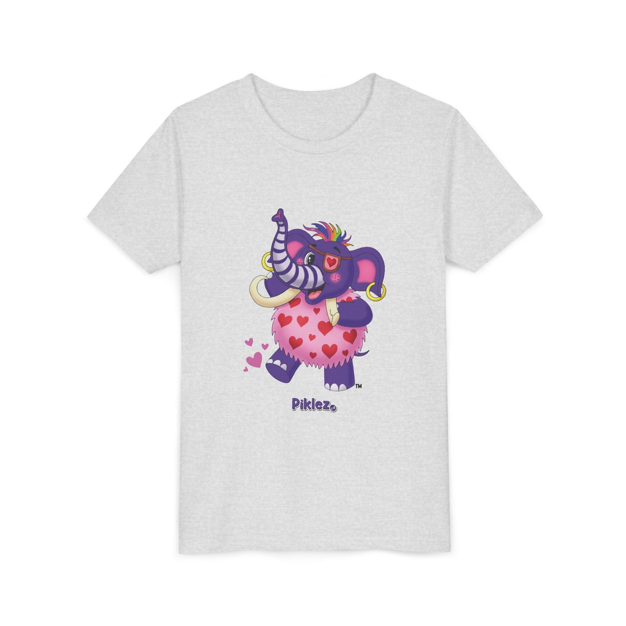 Piklez™ Youth Short Sleeve Tee – "Full of Love!" Graphic Shirt | Smile Universe Collection