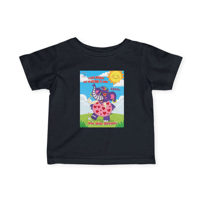Piklez™ Infant Fine Jersey Tee – “Destined to Shine” Baby Shirt | Smile Universe Piklez Collection
