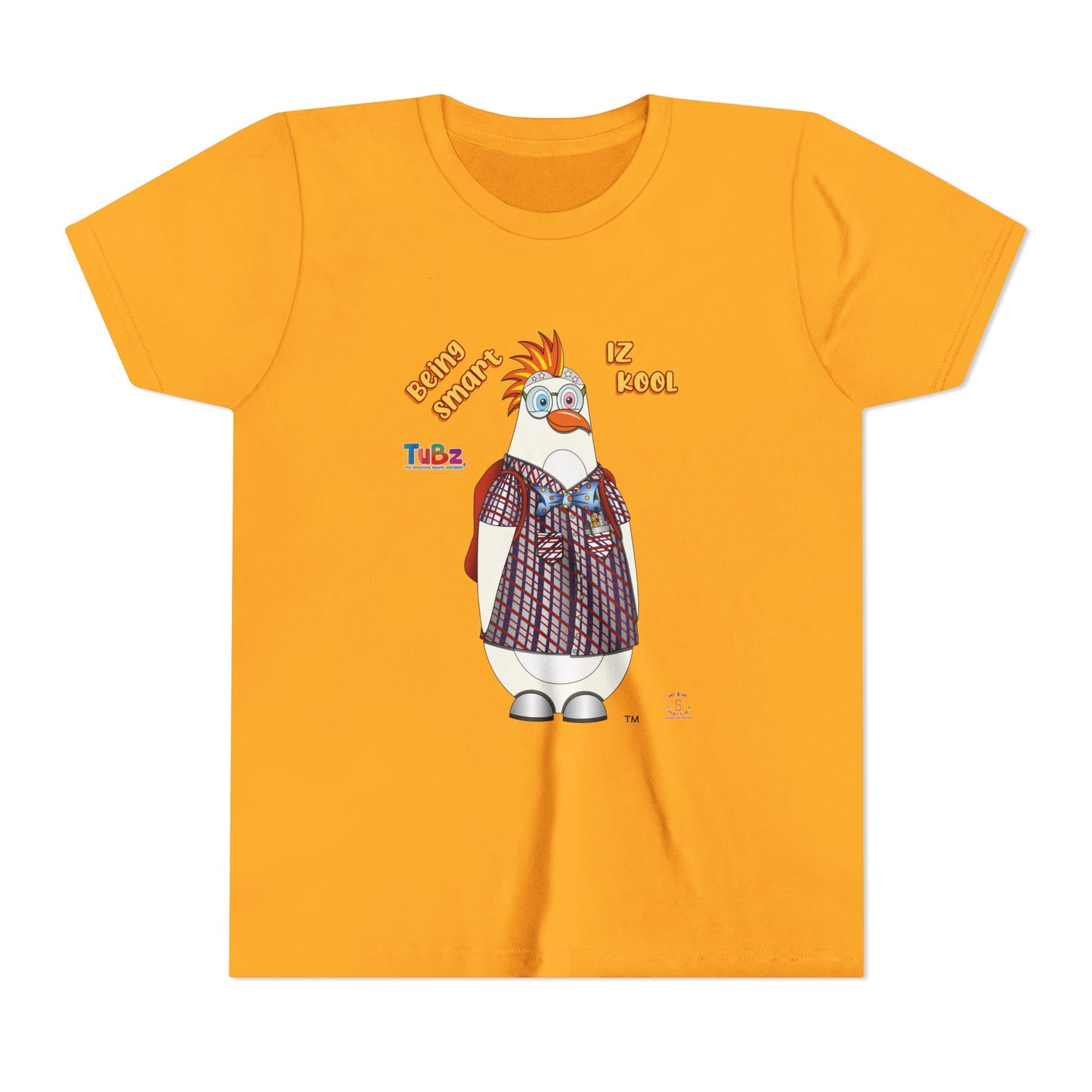 TuBz™ "Being Smart Iz Kool" Youth Graphic T-Shirt - Educational Kids Tee | TuBz4Kidz