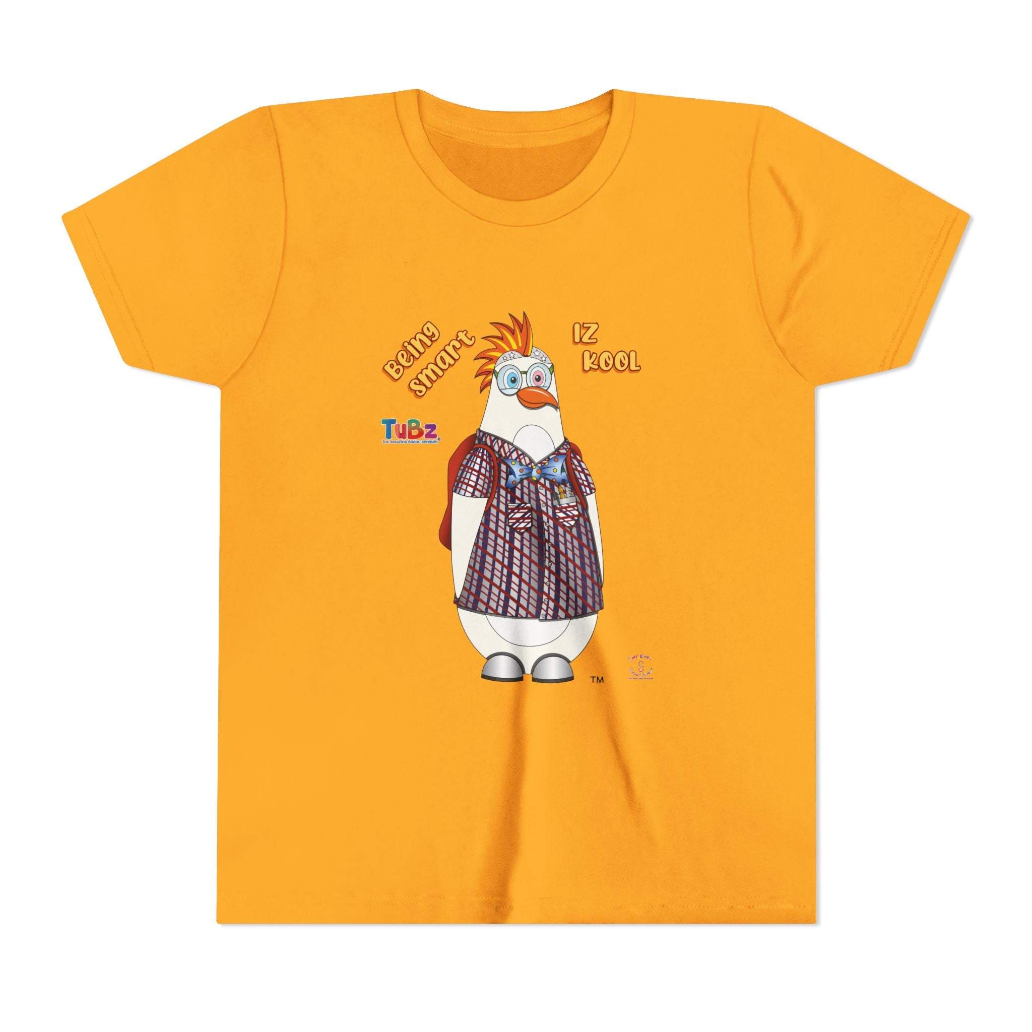 TuBz™ "Being Smart Iz Kool" Youth Graphic T-Shirt - Educational Kids Tee | TuBz4Kidz
