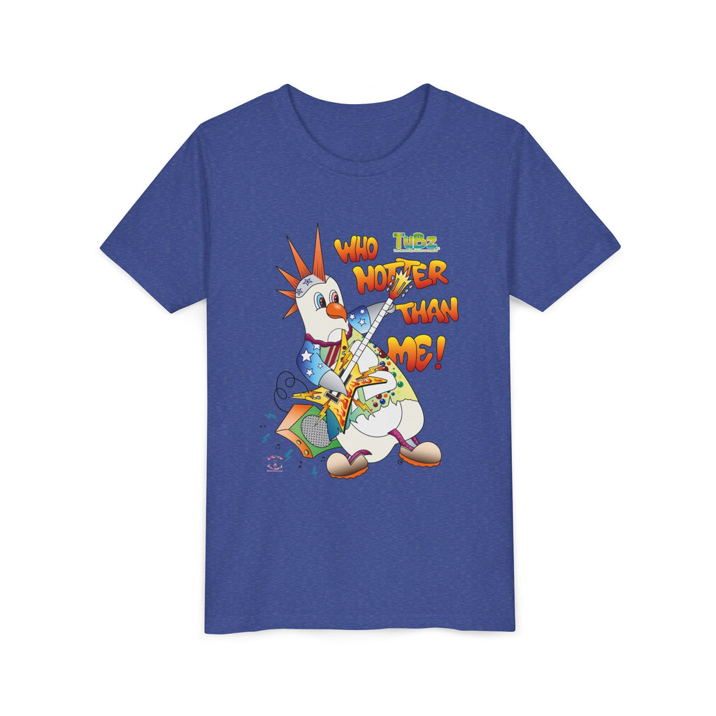 TuBz™ Rockstar Kids T-Shirt - "Who Hotter Than Me!" Graphic Tee | Smile Universe TuBz4Kidz Collection