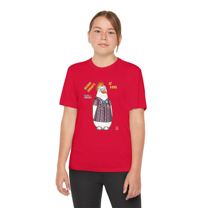 TuBz™ "Being Smart Iz Kool" Youth Competitor T- Shirt - Character Dress-Up Graphic Tee