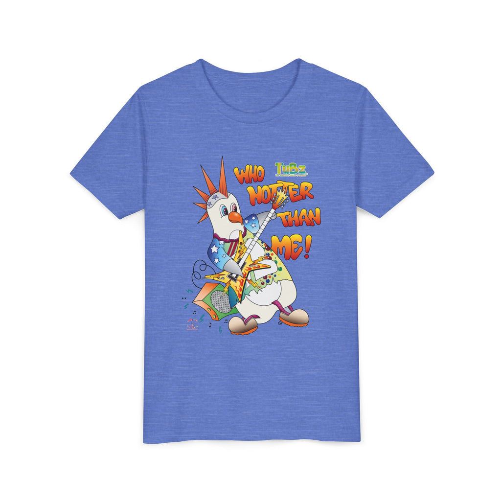 TuBz™ Rockstar Kids T-Shirt - "Who Hotter Than Me!" Graphic Tee | Smile Universe TuBz4Kidz Collection