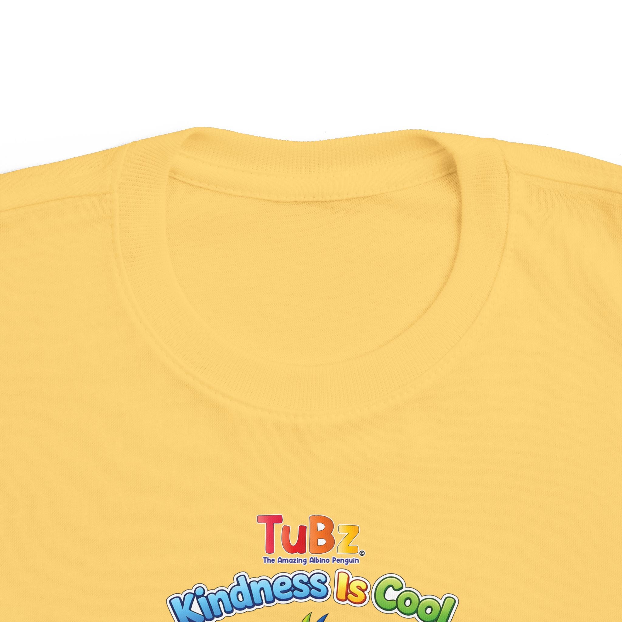TuBz™ "Kindness Is Cool" Kids T-Shirt - Positive Message Graphic Tee | Smile Universe TuBz4Kidz