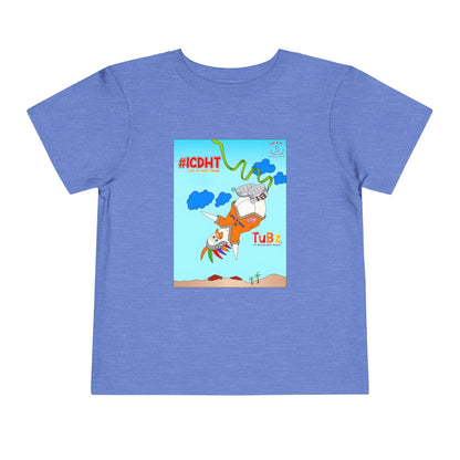TuBz™ "I Can Do Hard Things" Toddler T-Shirt | Toddler Short Sleeve Tee  - Positive Kids Graphic Tee