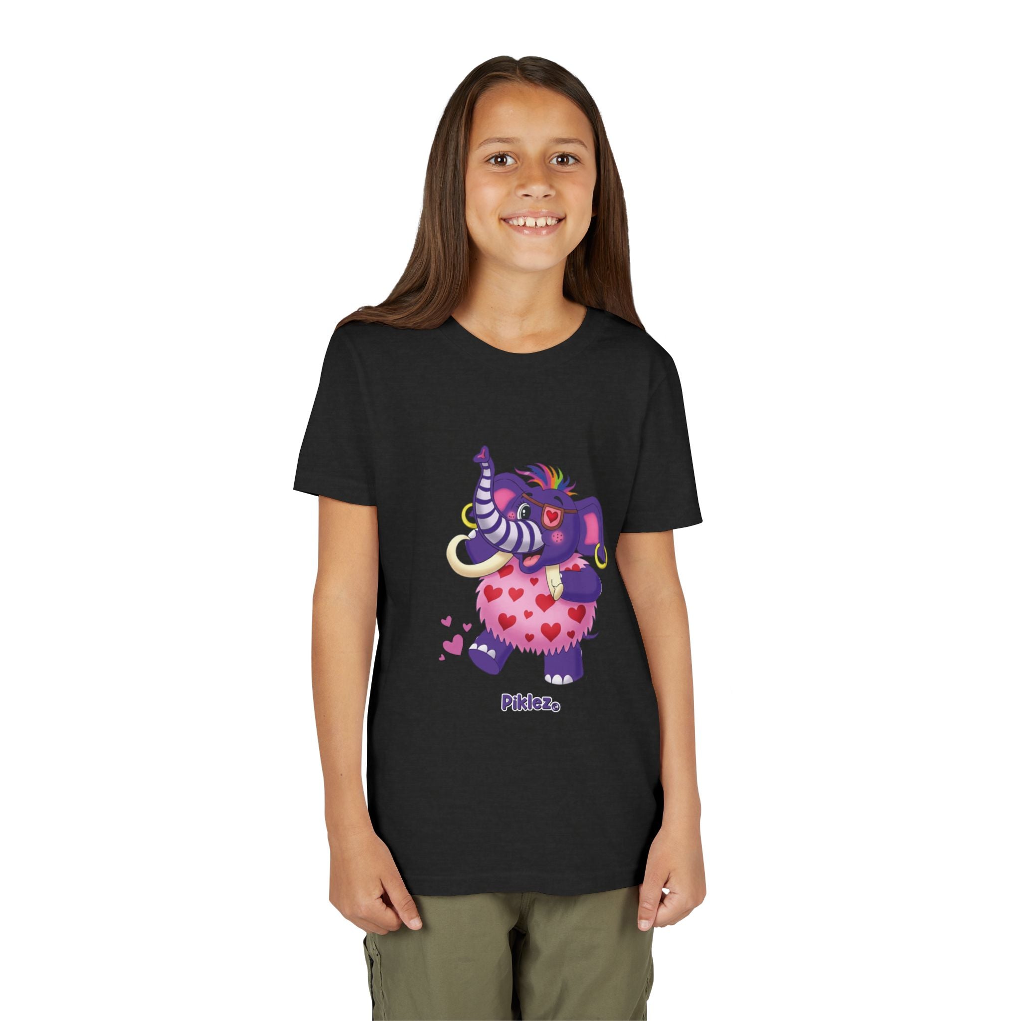 Piklez™ Youth Short Sleeve Tee – "Full of Love!" Graphic Shirt | Smile Universe Collection