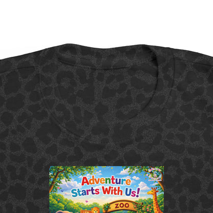 Lani™ Toddler's Fine Jersey Tee – "Adventure Starts With Us!" Graphic