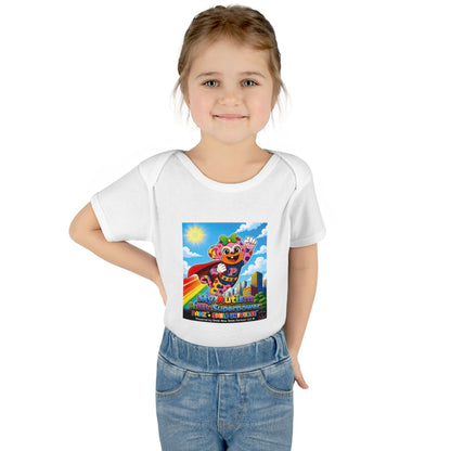 Panz™ Infant Baby Rib Bodysuit – "My Autism is My Superpower" Graphic | Smile Universe Collection