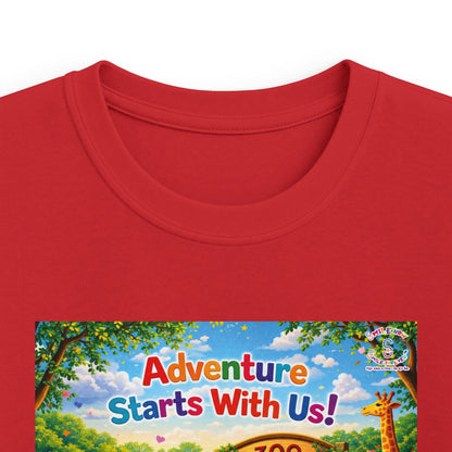 Lani™ Kids Softstyle Tee – "Adventure Starts With Us!" Graphic