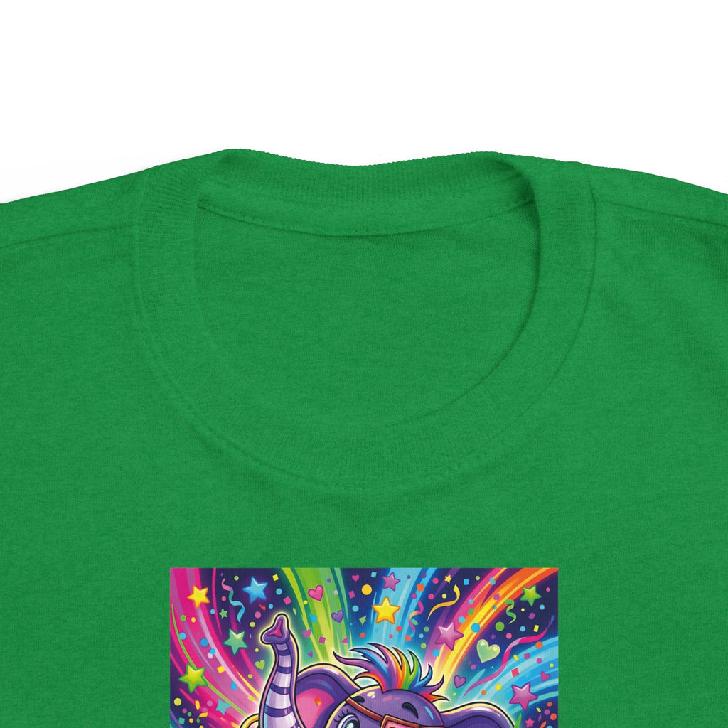 Piklez™ Toddler's Fine Jersey Tee – "Born to Celebrate!" Graphic Shirt | Smile Universe Collection