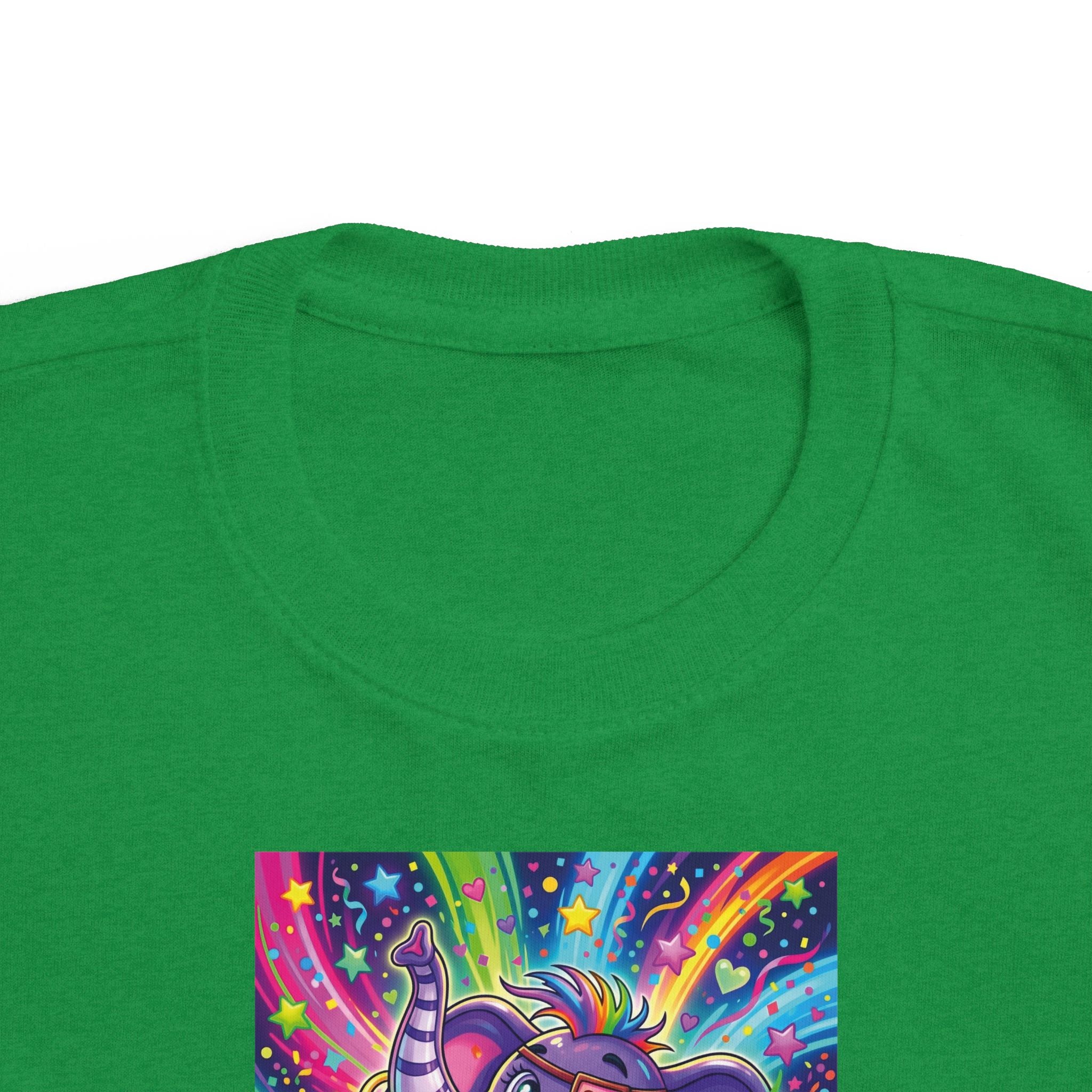 Piklez™ Toddler's Fine Jersey Tee – "Born to Celebrate!" Graphic Shirt | Smile Universe Collection