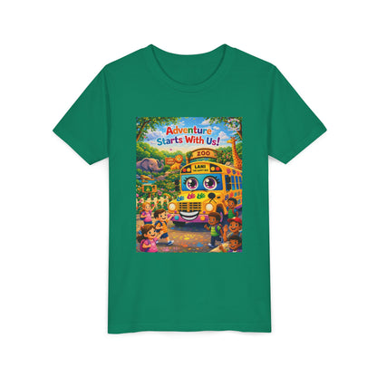 Lani™ Youth Short Sleeve Tee – "Adventure Starts With Us!" Graphic