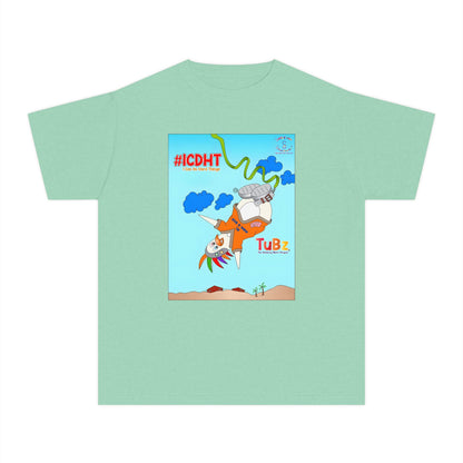 TuBz™ "I Can Do Hard Things" Youth T-Shirt | Youth Midweight Tee- Motivational Kids Graphic Tee