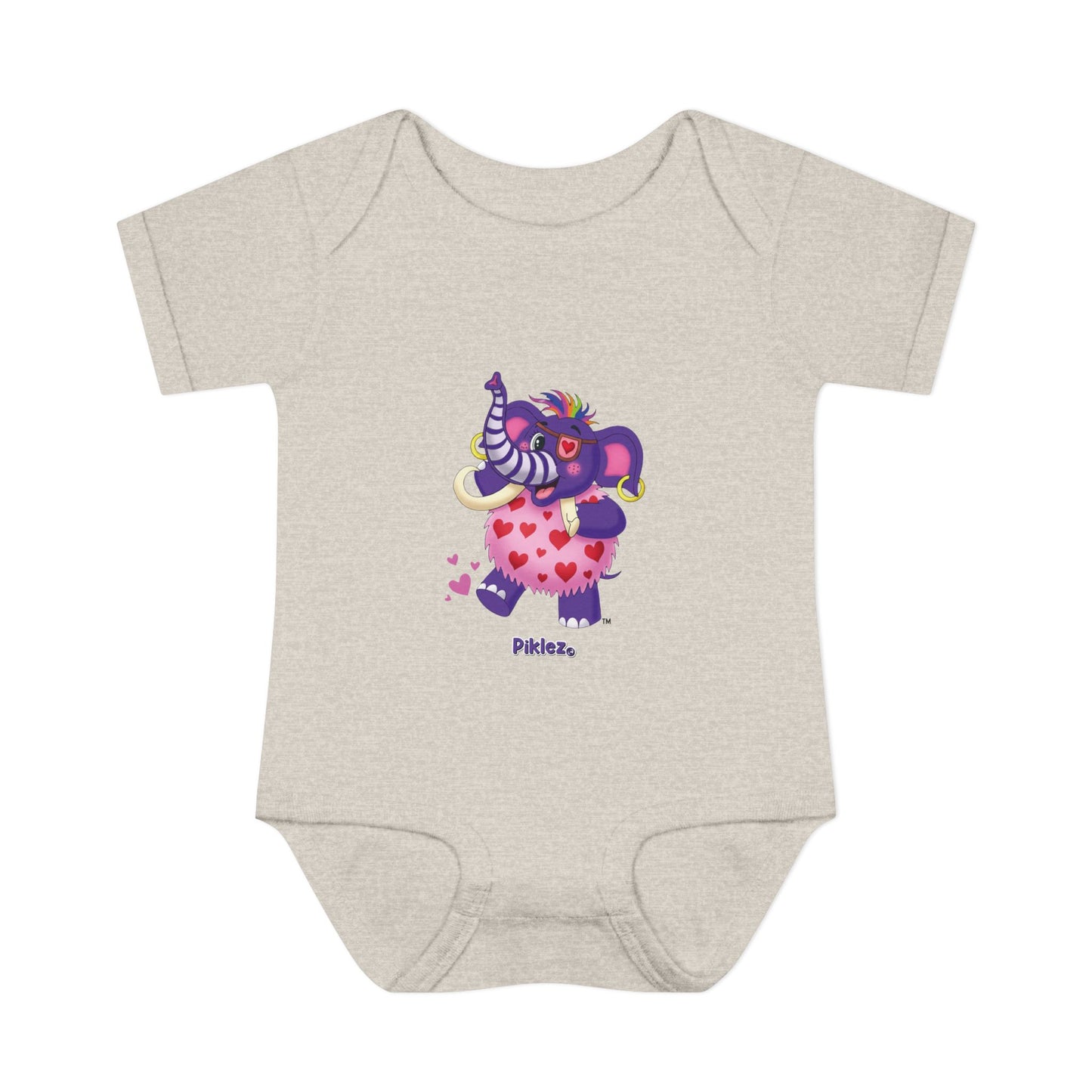 Piklez™ Infant Baby Rib Bodysuit – "Full of Love!" Graphic | Smile Universe Collection