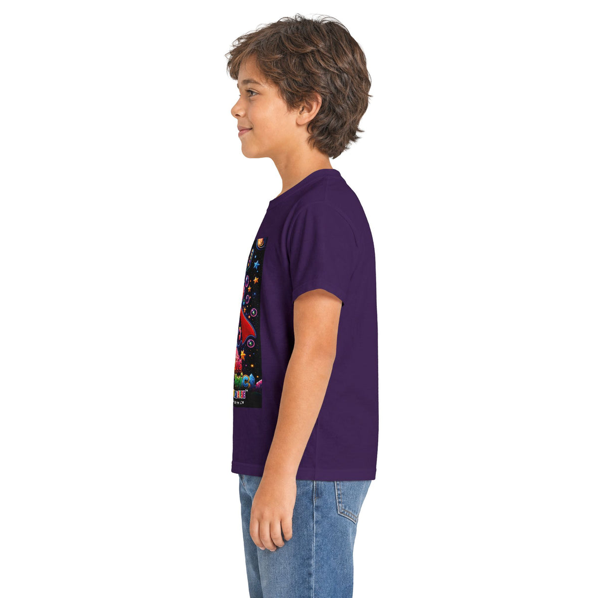 Panz™ Kids Softstyle Tee – "My Mind is Full of Magic" Graphic | Smile Universe Collection