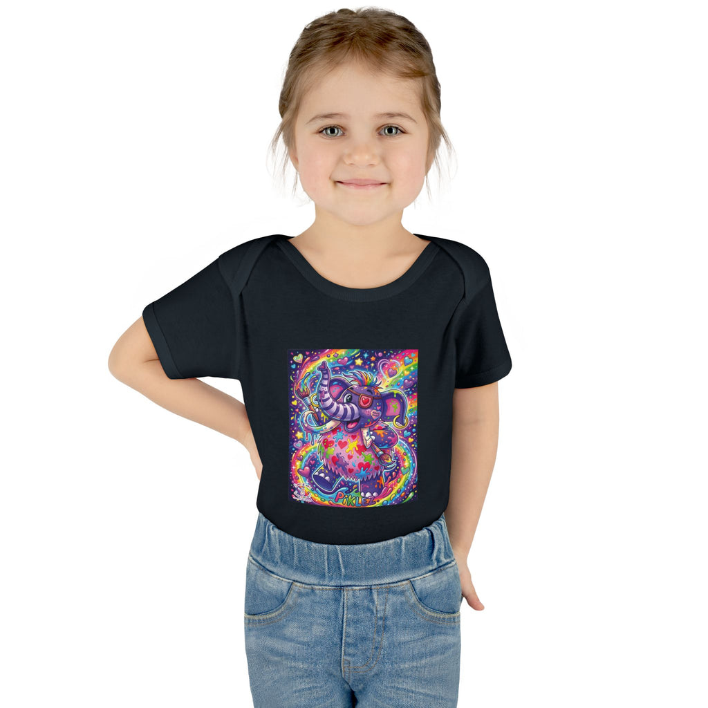 Piklez™ Infant Baby Rib Bodysuit – "Magic Paint!" Graphic | Smile Universe Collection
