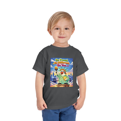 TuBz™ "Be Proud. Be Different. Be You." Toddler T- Shirt - Inspirational Kids Tee