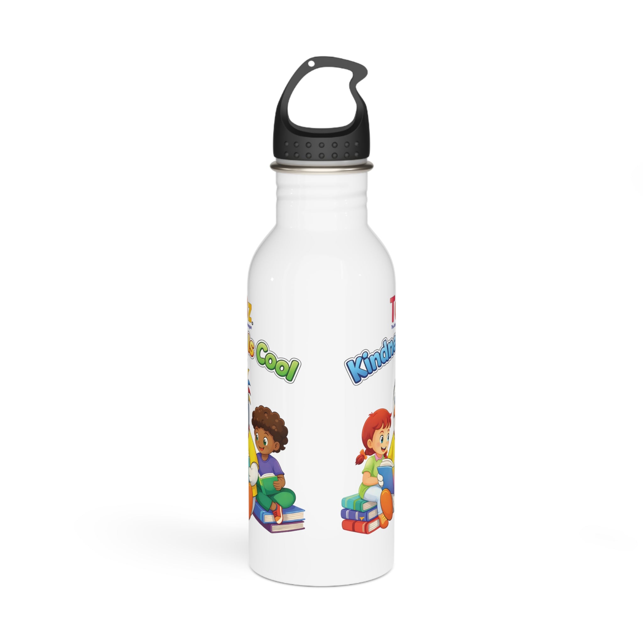 TuBz™ "Kindness Is Cool" Kids Water Bottle - School Hydration Bottle | Smile Universe TuBz4Kidz