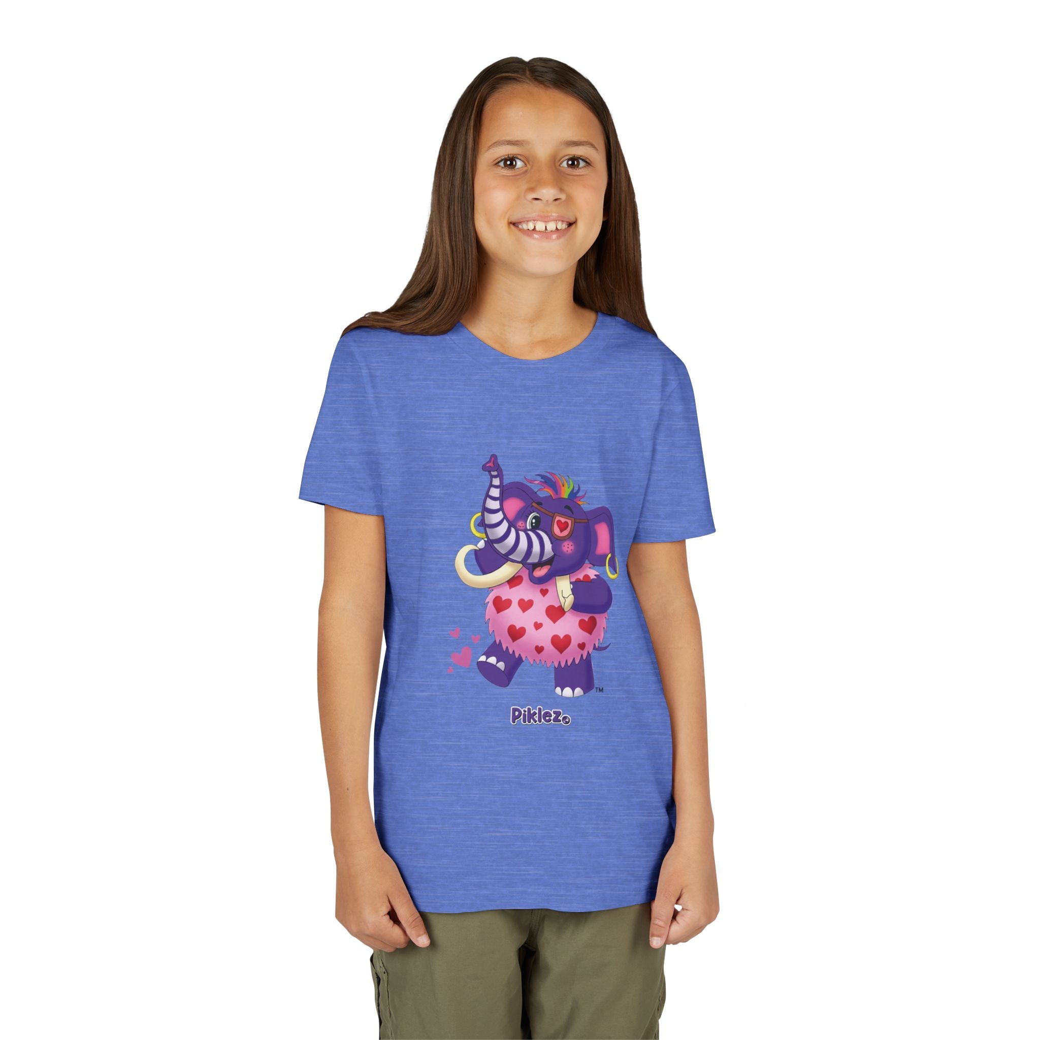 Piklez™ Youth Short Sleeve Tee – "Full of Love!" Graphic Shirt | Smile Universe Collection