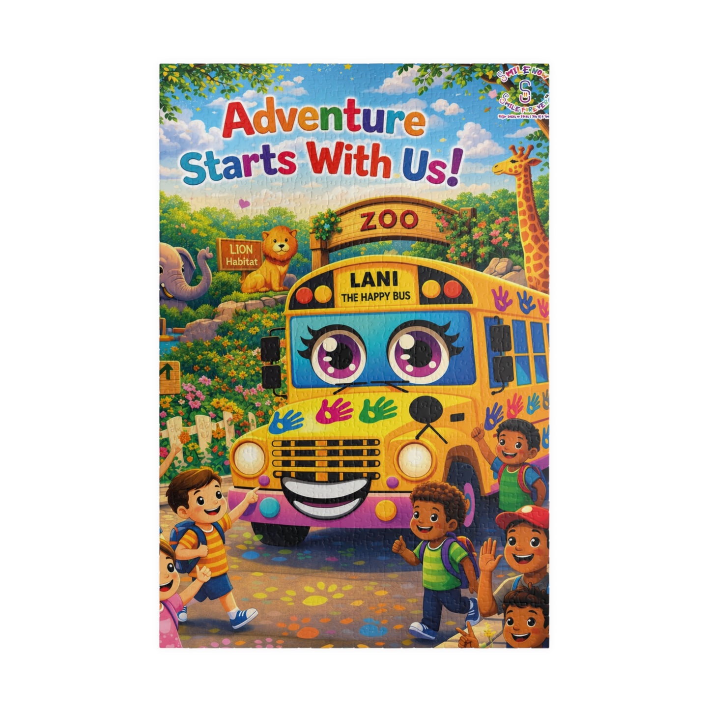 Lani™ Puzzle (110, 252, 520 & 1014-piece) – "Adventure Starts With Us!" Graphic