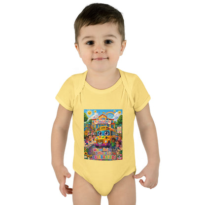 Lani™ Infant Baby Rib Bodysuit – "Where Being Different is CELEBRATED!" Graphic