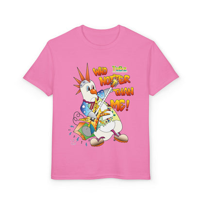 TuBz™ Rockstar Kids T-Shirt - "Who Hotter Than Me!" Graphic Tee | Smile Universe TuBz4Kidz Collection