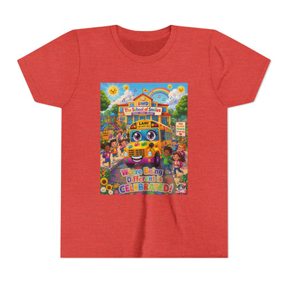 Lani™ Youth Short Sleeve Tee – "Where Being Different is CELEBRATED!" Graphic Shirt