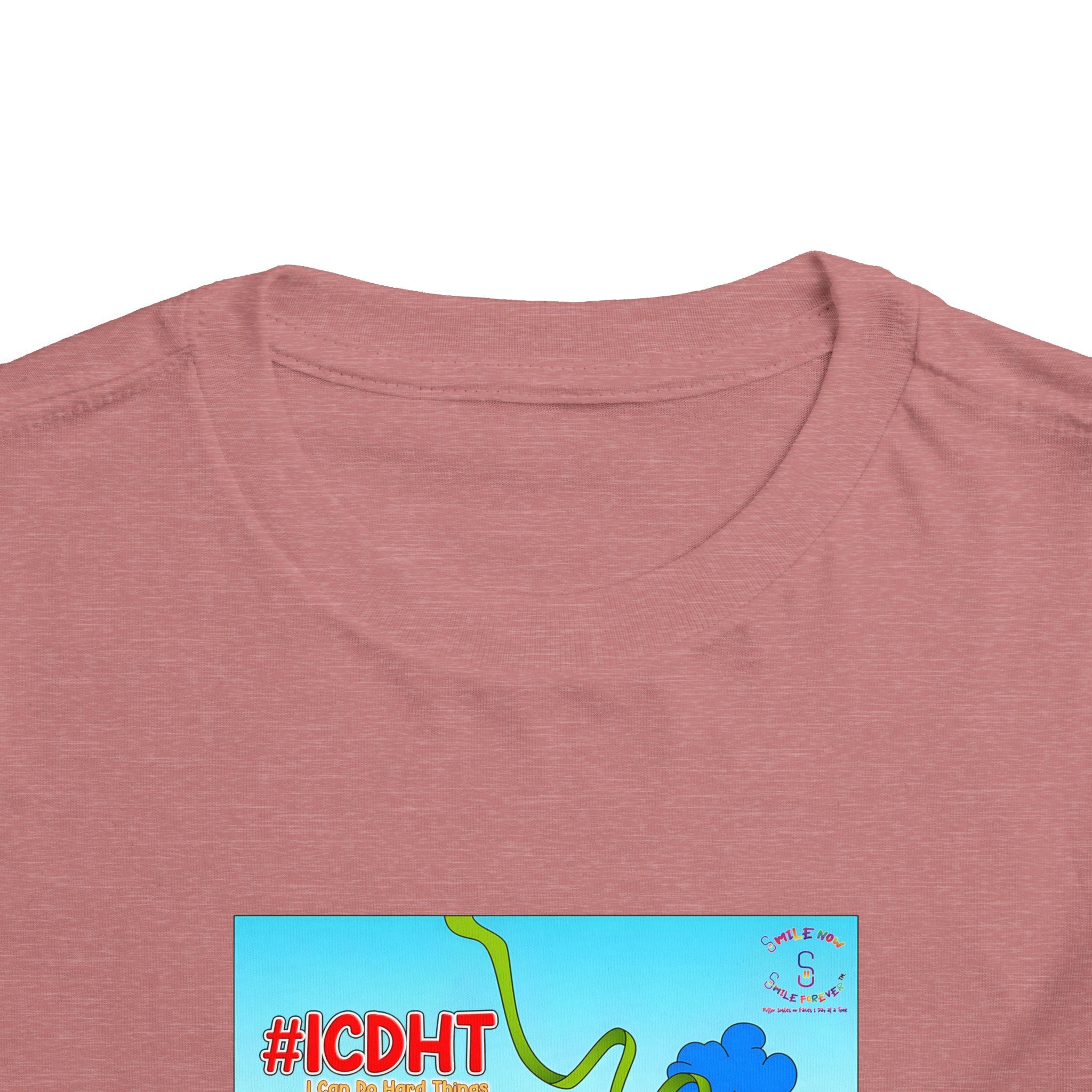 TuBz™ "I Can Do Hard Things" Toddler T-Shirt | Toddler Short Sleeve Tee  - Positive Kids Graphic Tee