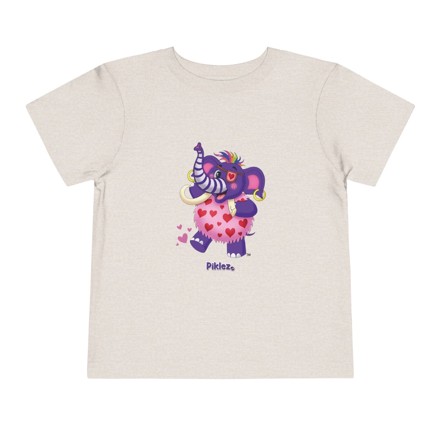 Piklez™ Toddler Short Sleeve Tee – "Full of Love!" Graphic Shirt | Smile Universe Collection