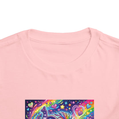 Piklez™ Toddler Short Sleeve Tee – "Magic Paint!" Graphic Shirt | Smile Universe Collection