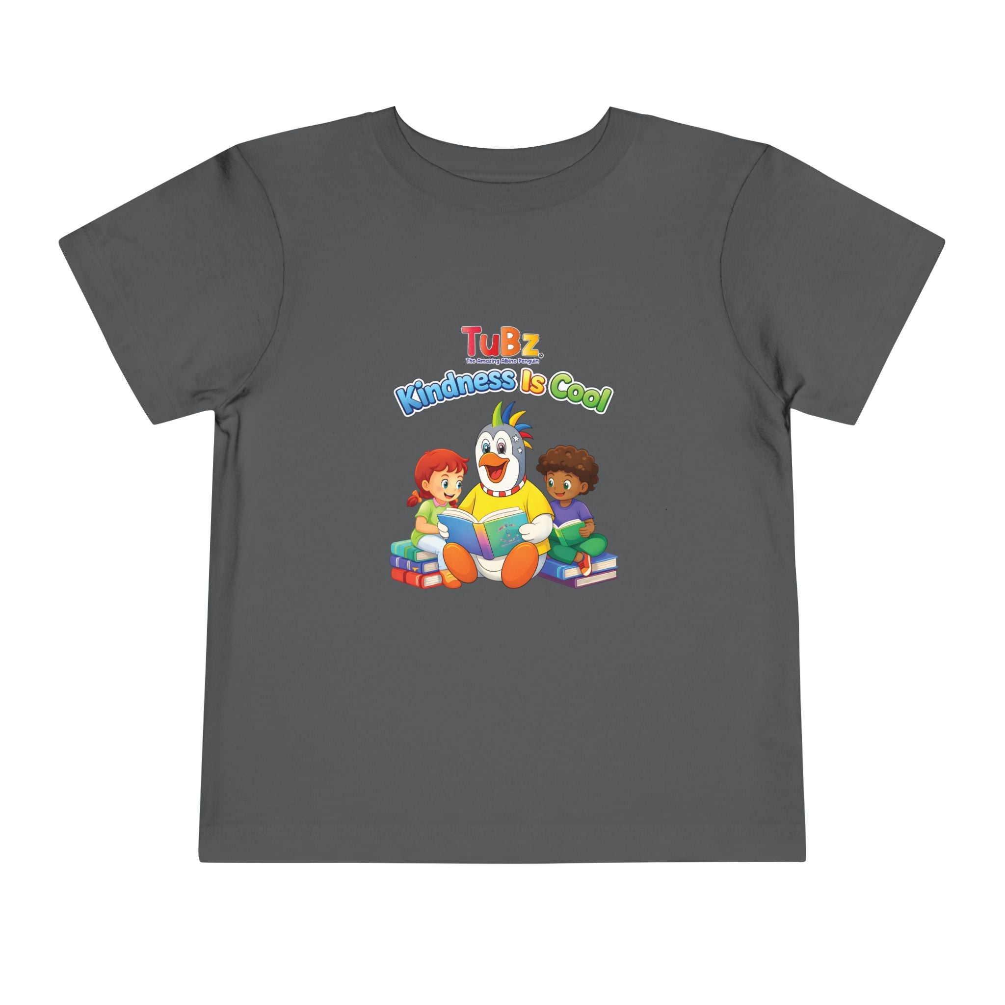 TuBz™ "Kindness Is Cool" Kids T-Shirt - Positive Message Graphic Tee | Smile Universe TuBz4Kidz
