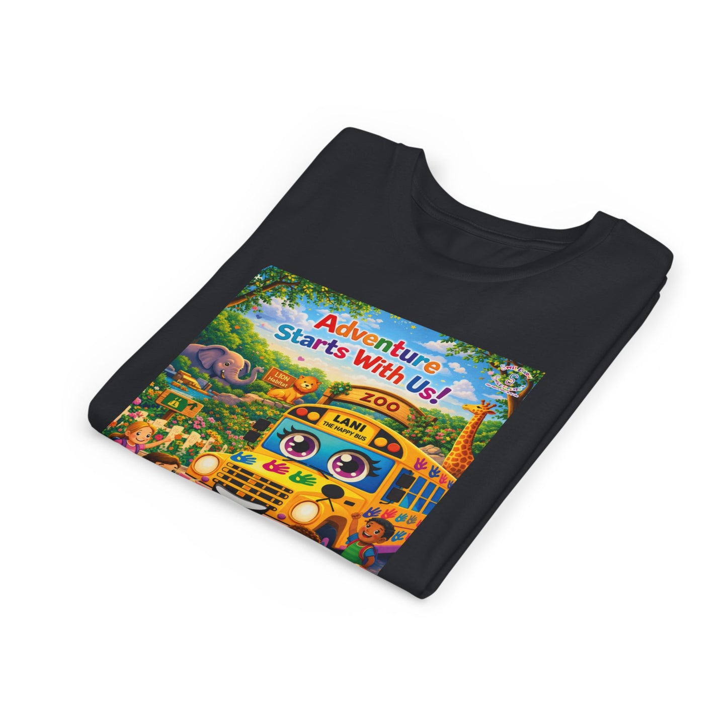 Lani™ Youth Short Sleeve Tee – "Adventure Starts With Us!" Graphic