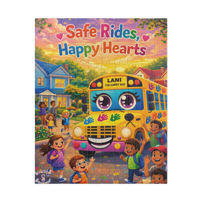 Lani™ Puzzle (110, 252, 520 & 1014-piece) – "Safe Rides, Happy Hearts" Graphic