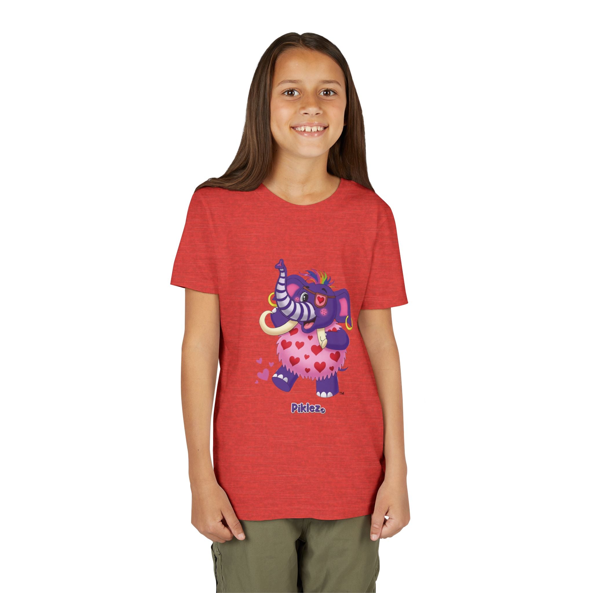 Piklez™ Youth Short Sleeve Tee – "Full of Love!" Graphic Shirt | Smile Universe Collection