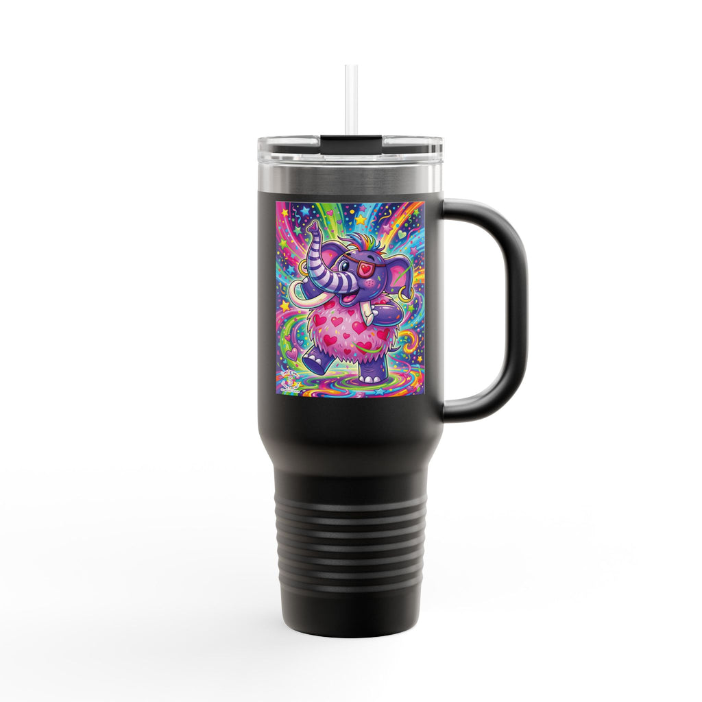 Piklez™ 40oz Insulated Travel Mug – "Born to Celebrate!" Graphic | Smile Universe Collection