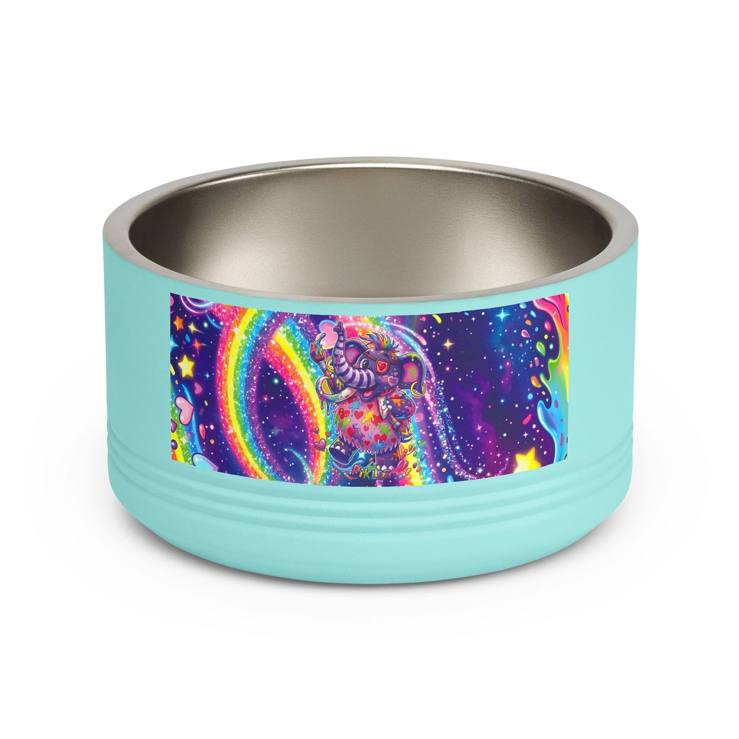 Piklez™ Pet Bowl 18oz – "Magic Paint!" Graphic | Smile Universe Collection