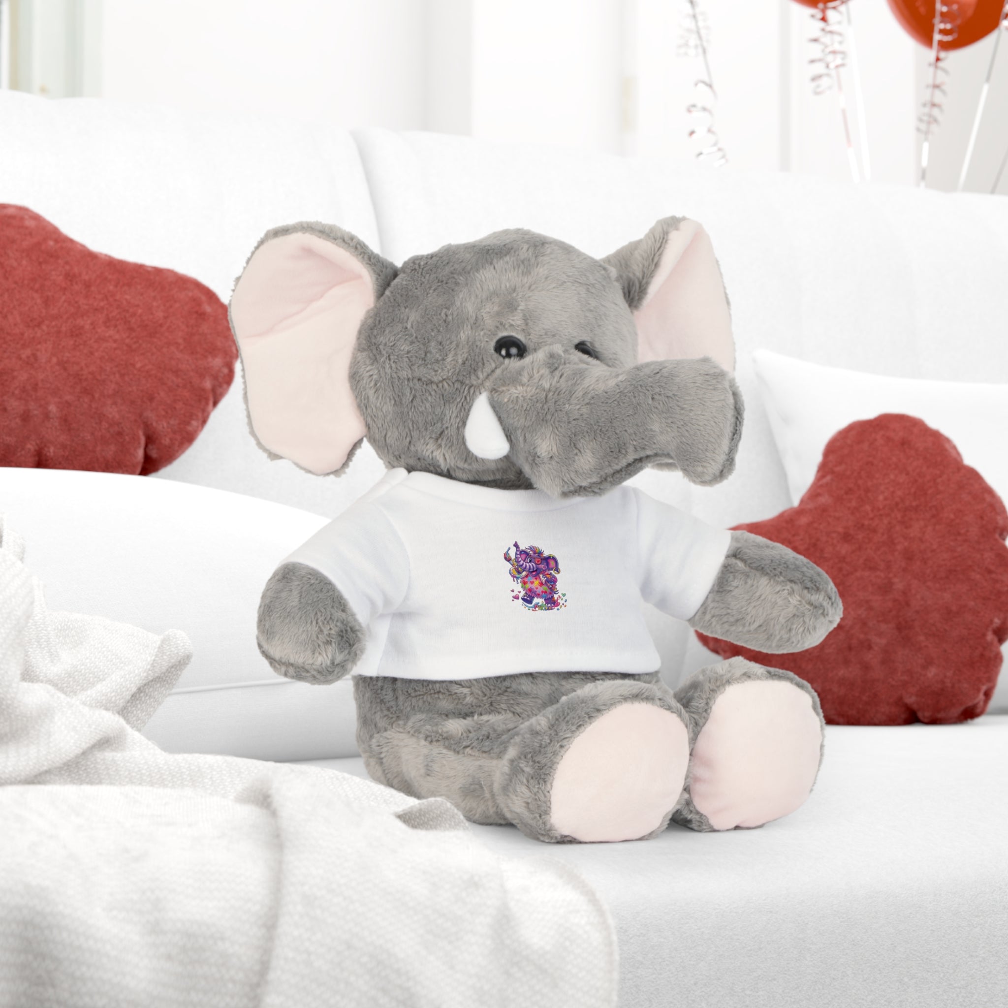 Piklez™ Plush Toy with T-Shirt – "Magic Paint!" Graphic | Smile Universe Collection
