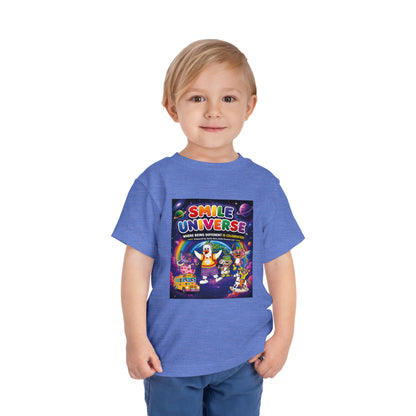 Smile Universe™ Toddler Short Sleeve Tee – "Where Being Different is CELEBRATED!" Graphic
