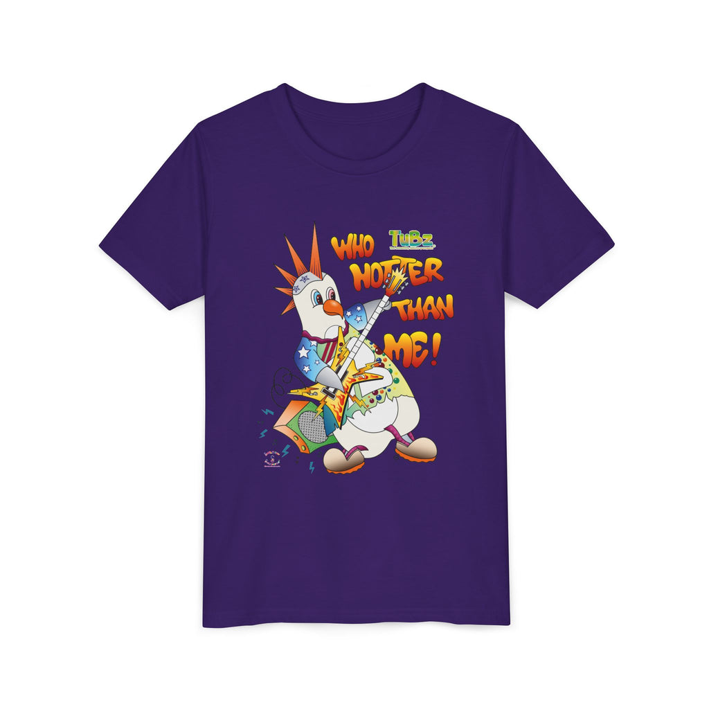 TuBz™ Rockstar Kids T-Shirt - "Who Hotter Than Me!" Graphic Tee | Smile Universe TuBz4Kidz Collection